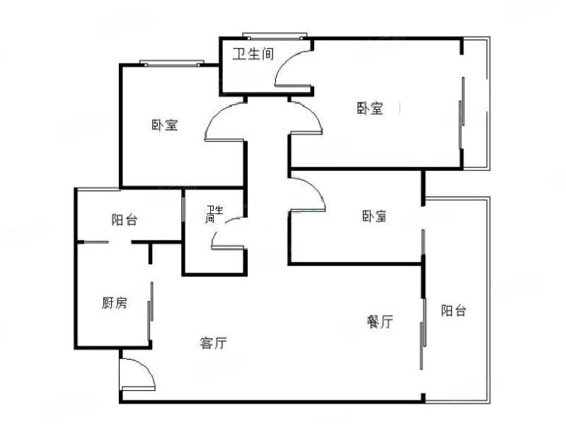 龙湖春森彼岸(1期)3室2厅2卫128.52㎡南北230万