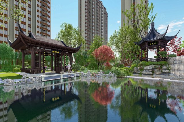 潮都望庄,江南园林景观区感恩绽放-淮安安居客