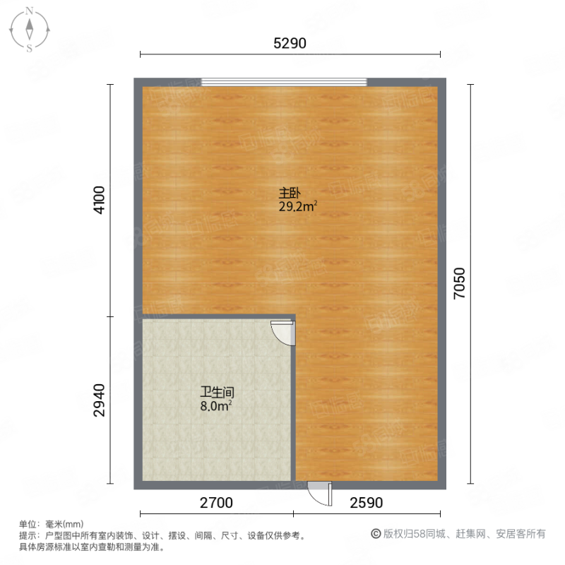 逸翠园i都会1室0厅0卫53㎡南110万