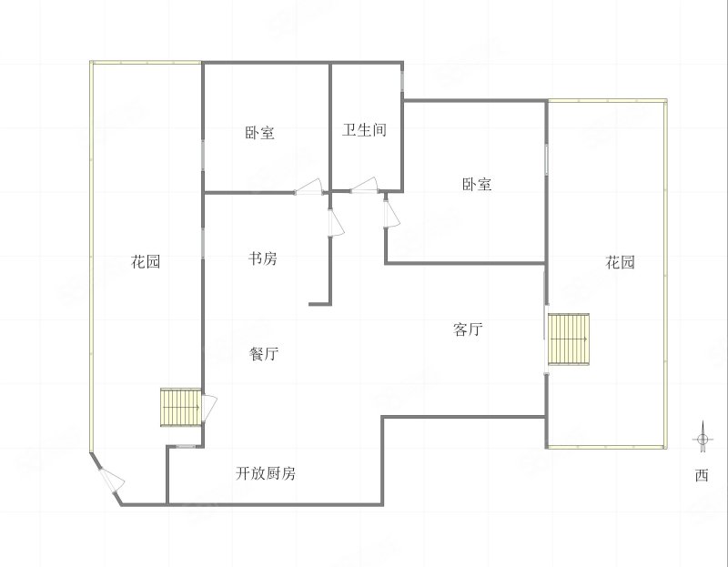 鲁能领秀城二街区2室2厅1卫92.31㎡南123万