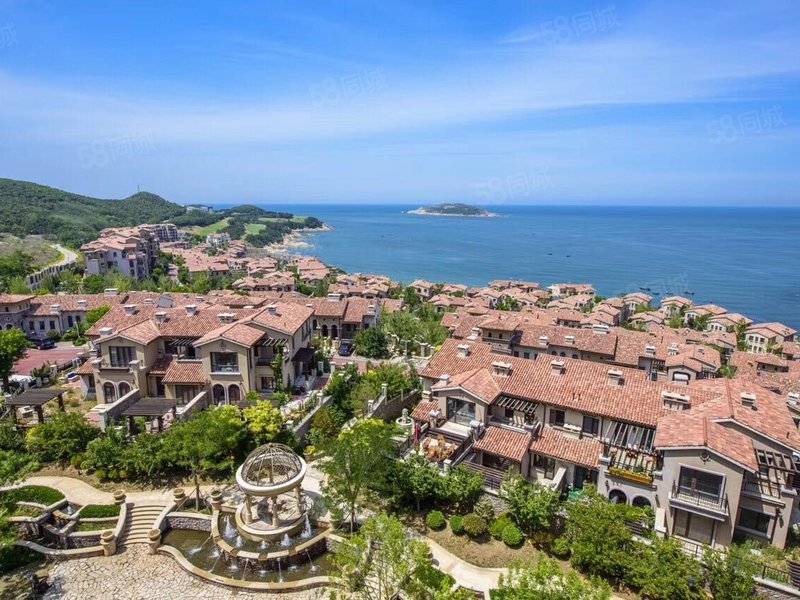 一线看海独栋别墅海宴台,上下三层4个南北露台,赠送地下室大院