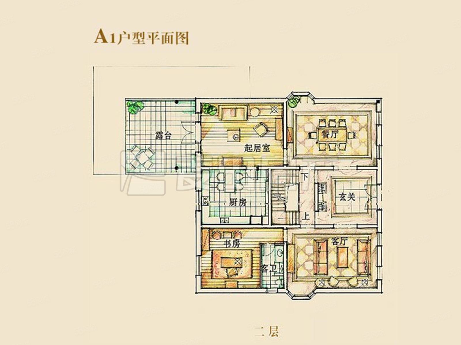 晴翠园6室3厅6卫705㎡东南7500万