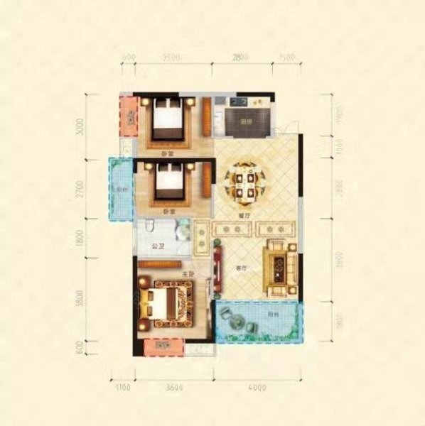 建设新村3室1厅1卫80㎡南北21.8万