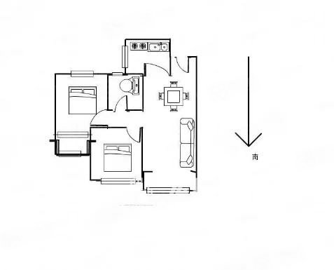 昌润莲城瑞荷园2室1厅1卫地下室带好位置车位