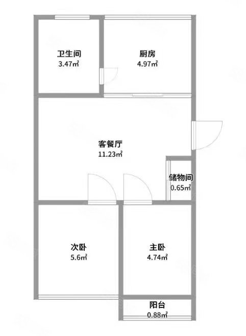 锦程佳苑3室2厅1卫120㎡南北128万