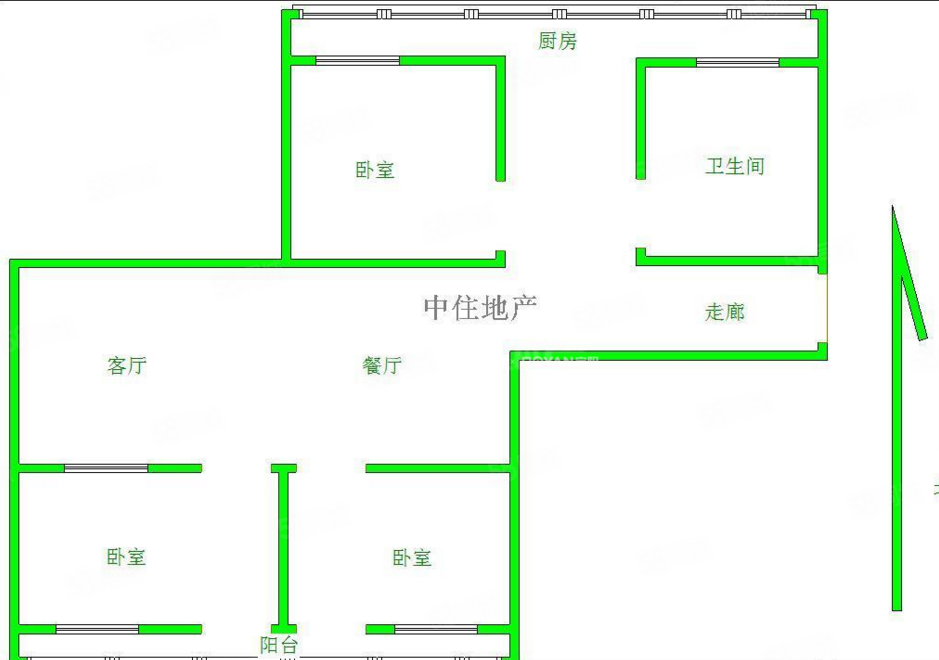 青后小区(三区)3室1厅1卫145㎡南北350万