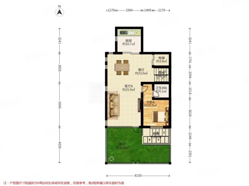 金府大院4室4厅4卫439.91㎡南北2900万