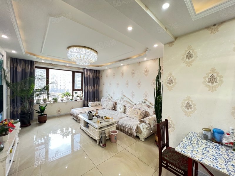 城电梯6楼两室标准格局精装修拎包入住东西都带,飞达城-松原58同城