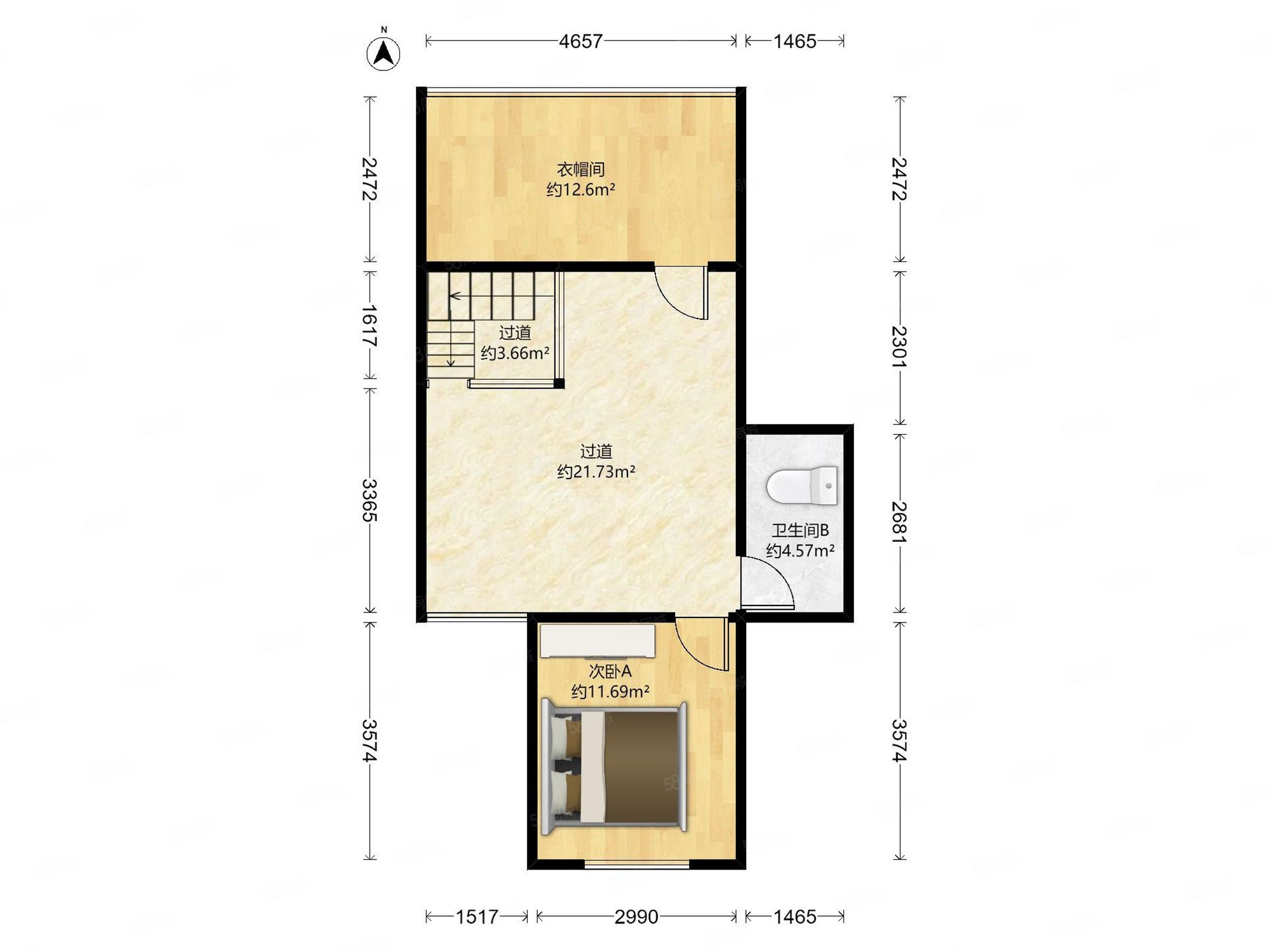 天澤苑3室2廳2衛(wèi)140.77㎡南北298萬