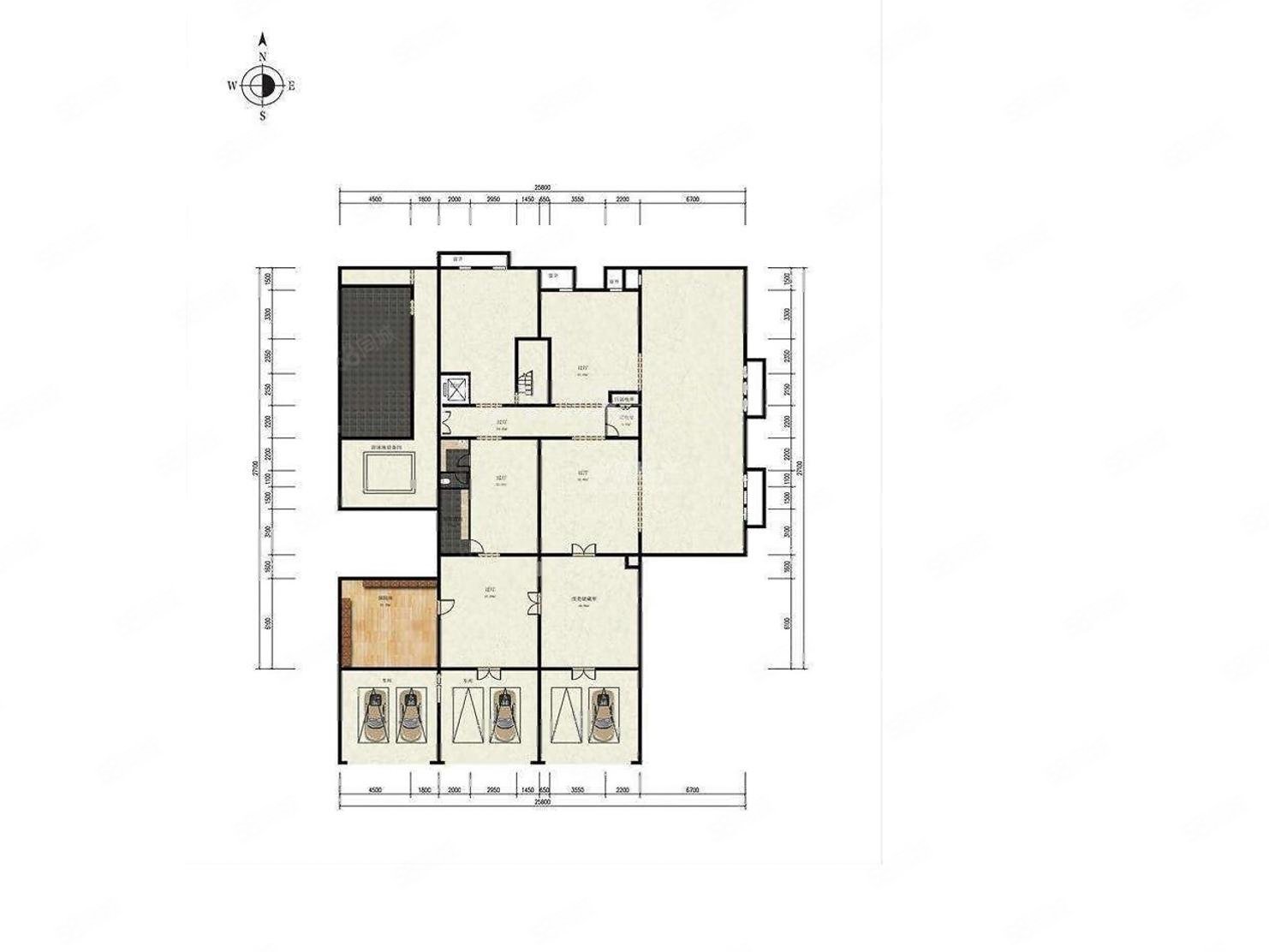 龍湖頤和原著6室3廳5衛(wèi)1096㎡南北18000萬
