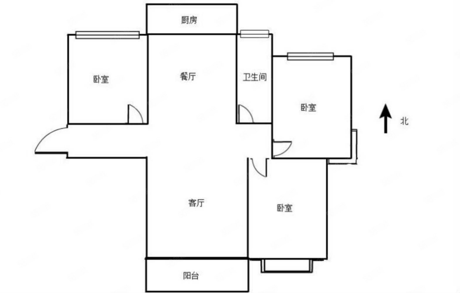 三室两厅 双校区 视野开阔 东户 随时看,天鹅湾-宿州58同城