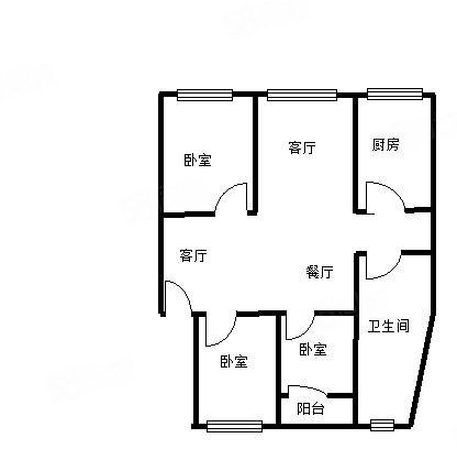 南江综合楼3室2厅1卫109㎡东39.8万
