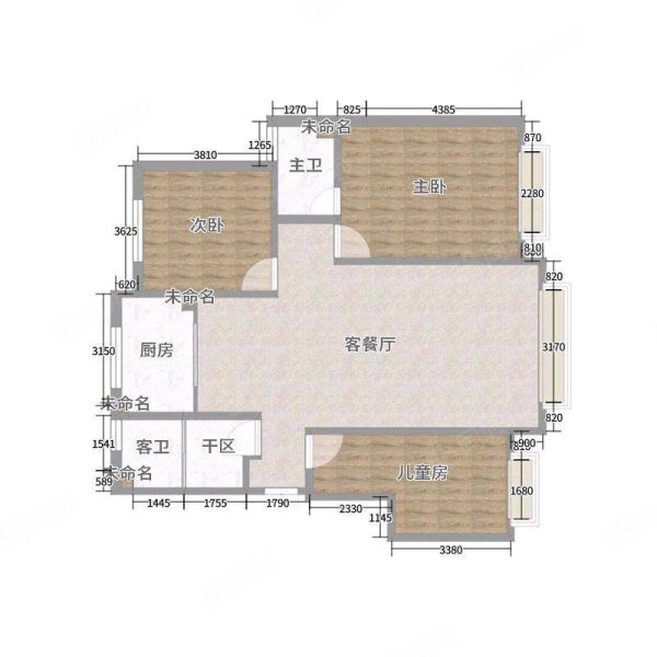 新桃小区3室2厅1卫117㎡南北42万