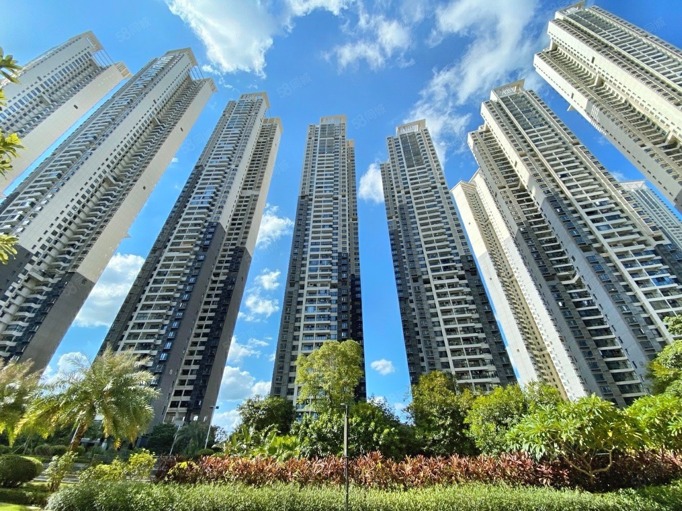 新出房源天誉半岛毛坯三房88万地铁口江景万达茂