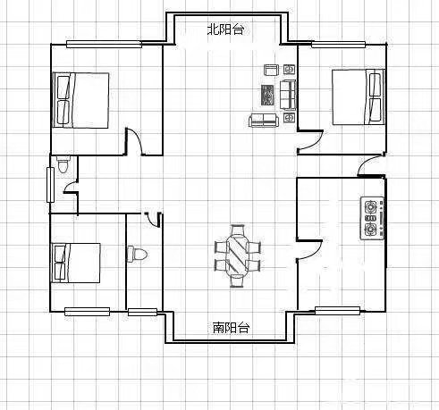 山水华庭小区2室2厅1卫85.36㎡南60万