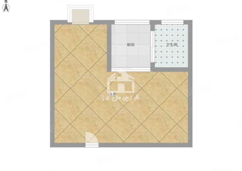 裕丰大厦1室0厅1卫41.92㎡西29万