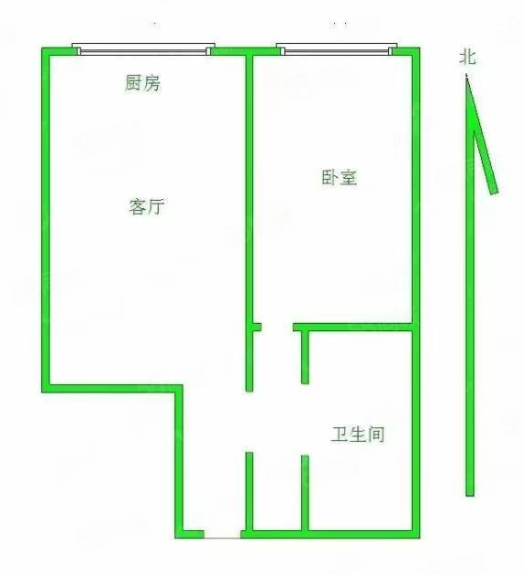 金川新天地1室1厅1卫54㎡北32万