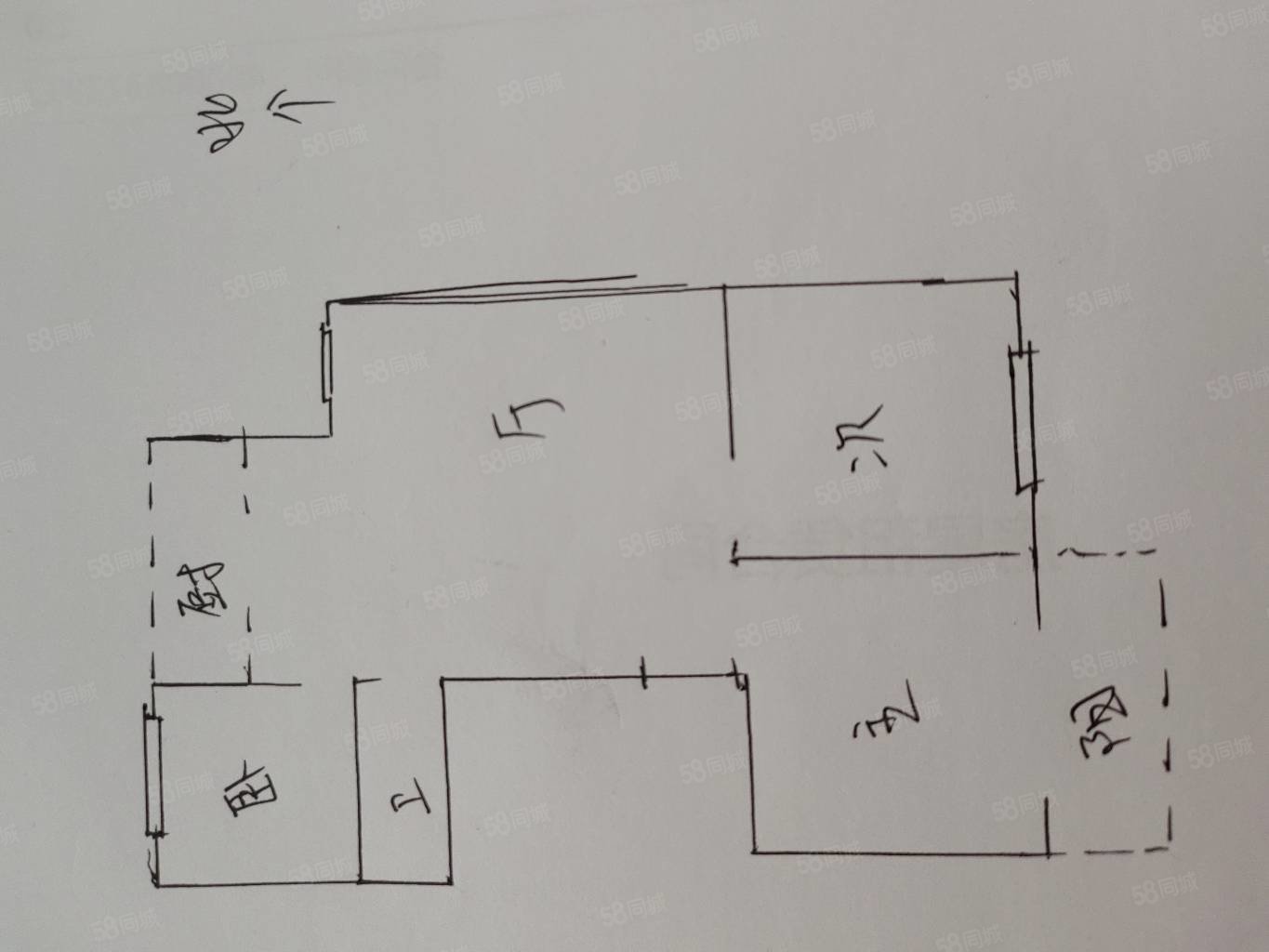 箭岭小区(西区)3室1厅1卫110.59㎡南北83万