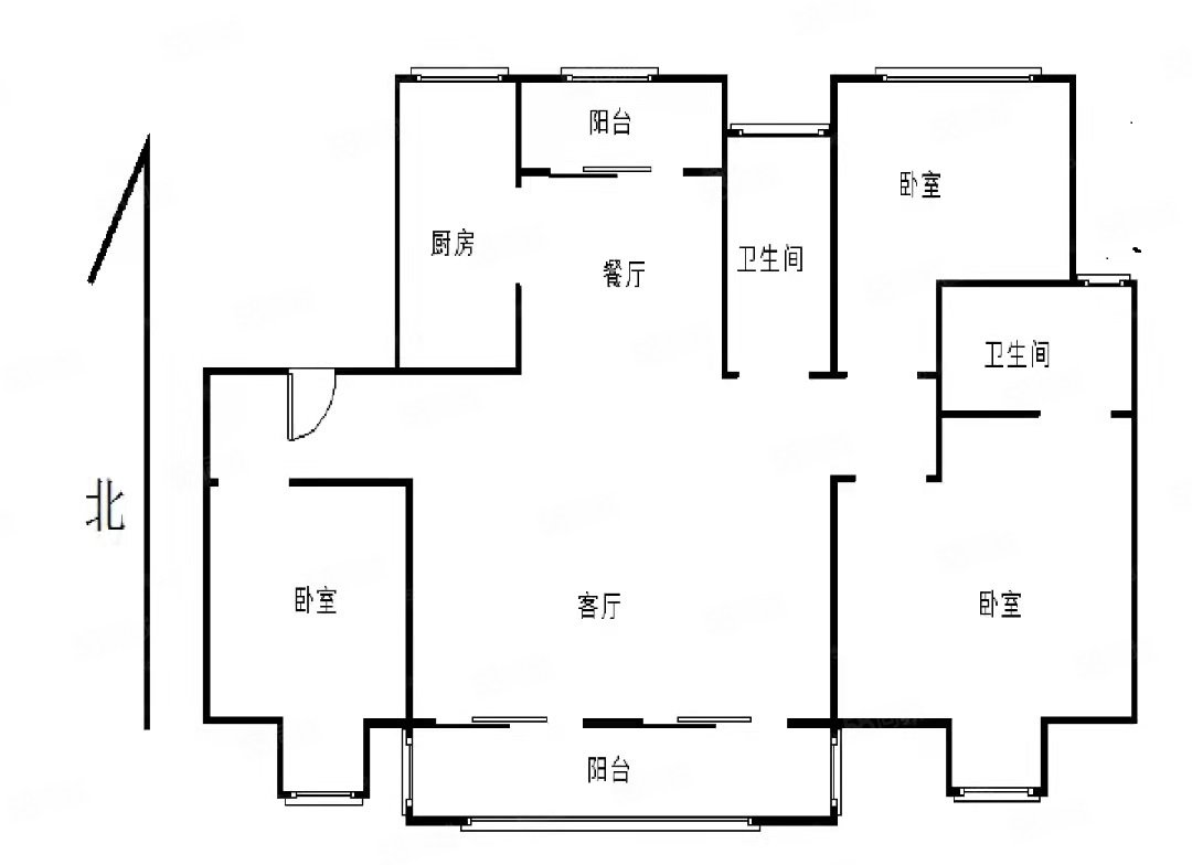 书香府邸二期户型图图片