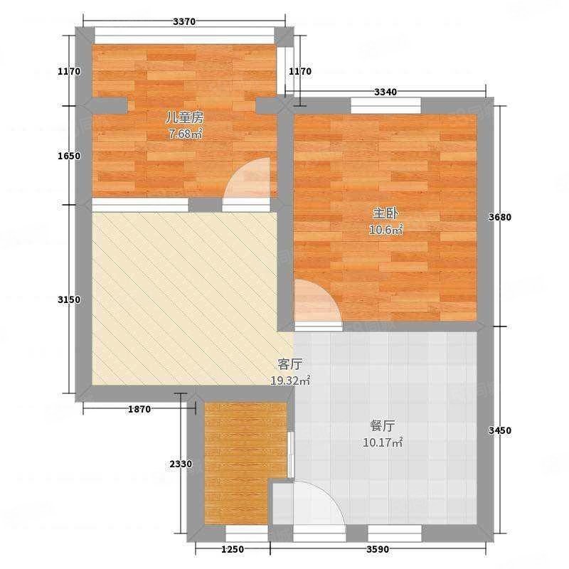 专粮小区2室1厅1卫58㎡南17.5万