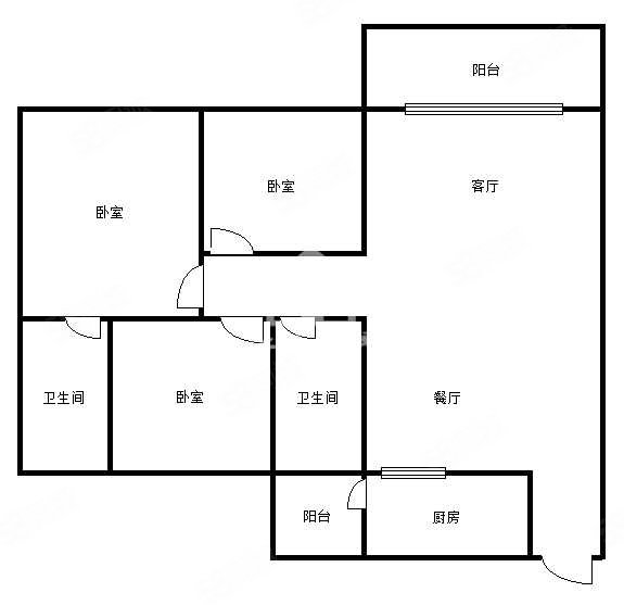 凤岭新新家园3室2厅2卫120㎡南北120万