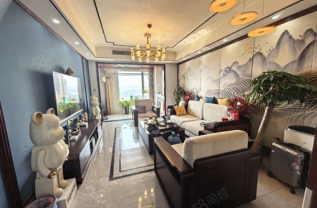 徒骇河观景房！昌润莲城豪华装修119.9万3室2卫，莲湖新城