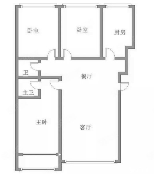 建工集团家属院125号院2室2厅1卫108㎡南北58万