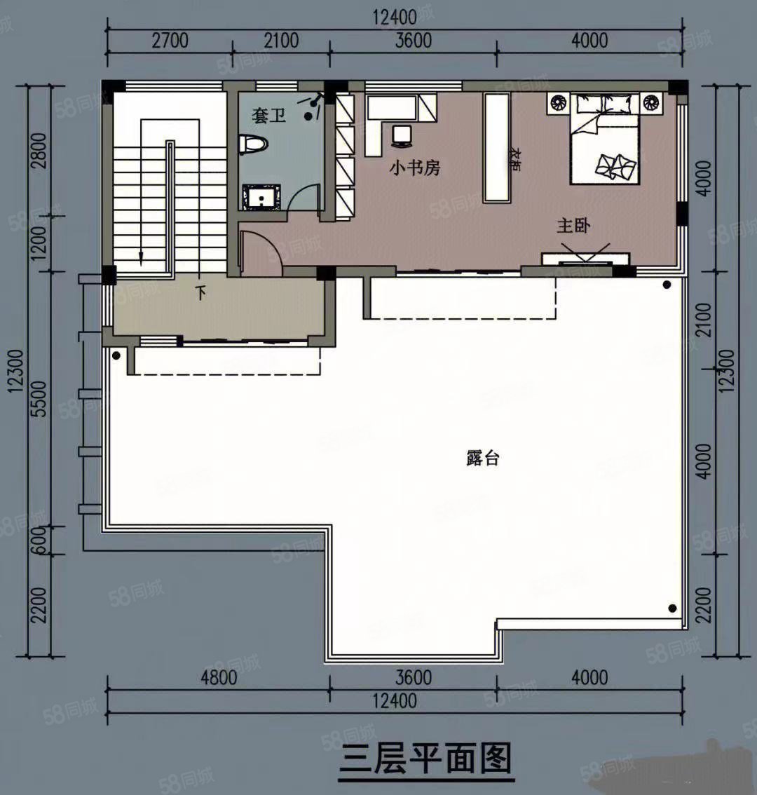 晶宫泰和院子(别墅)5室2厅2卫165㎡南北256万