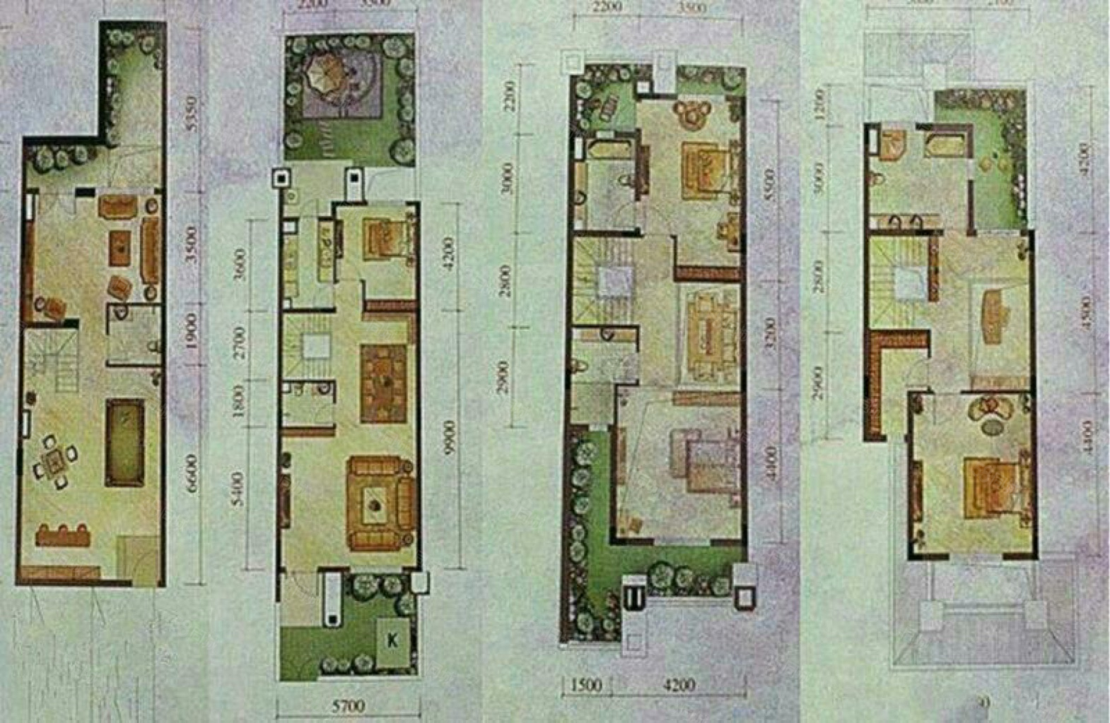 (联排别墅)龙湖u城听蓝湾 轻轨天街旁 环境好 精装