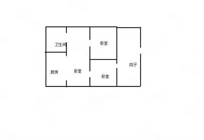 玺园3室2厅1卫106㎡南北54万