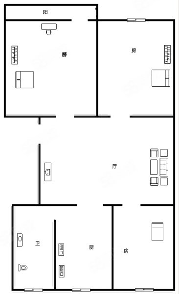 150平美舍嘉苑新房直接办朝南住房看房方便有钥匙