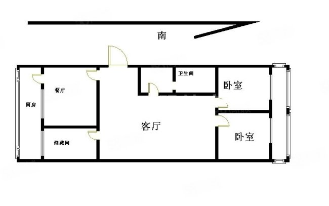 航宇小区3室2厅1卫99㎡南北150万