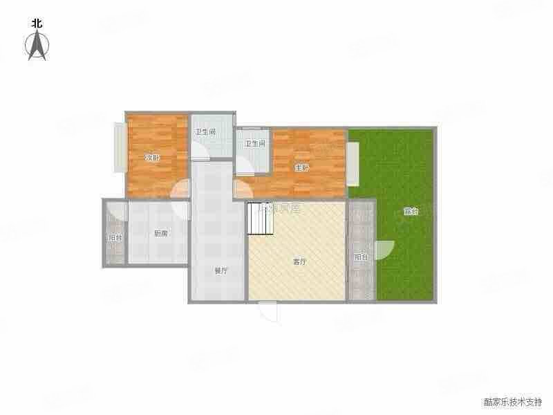 东山国际新城A区2室2厅2卫122.6㎡南138万