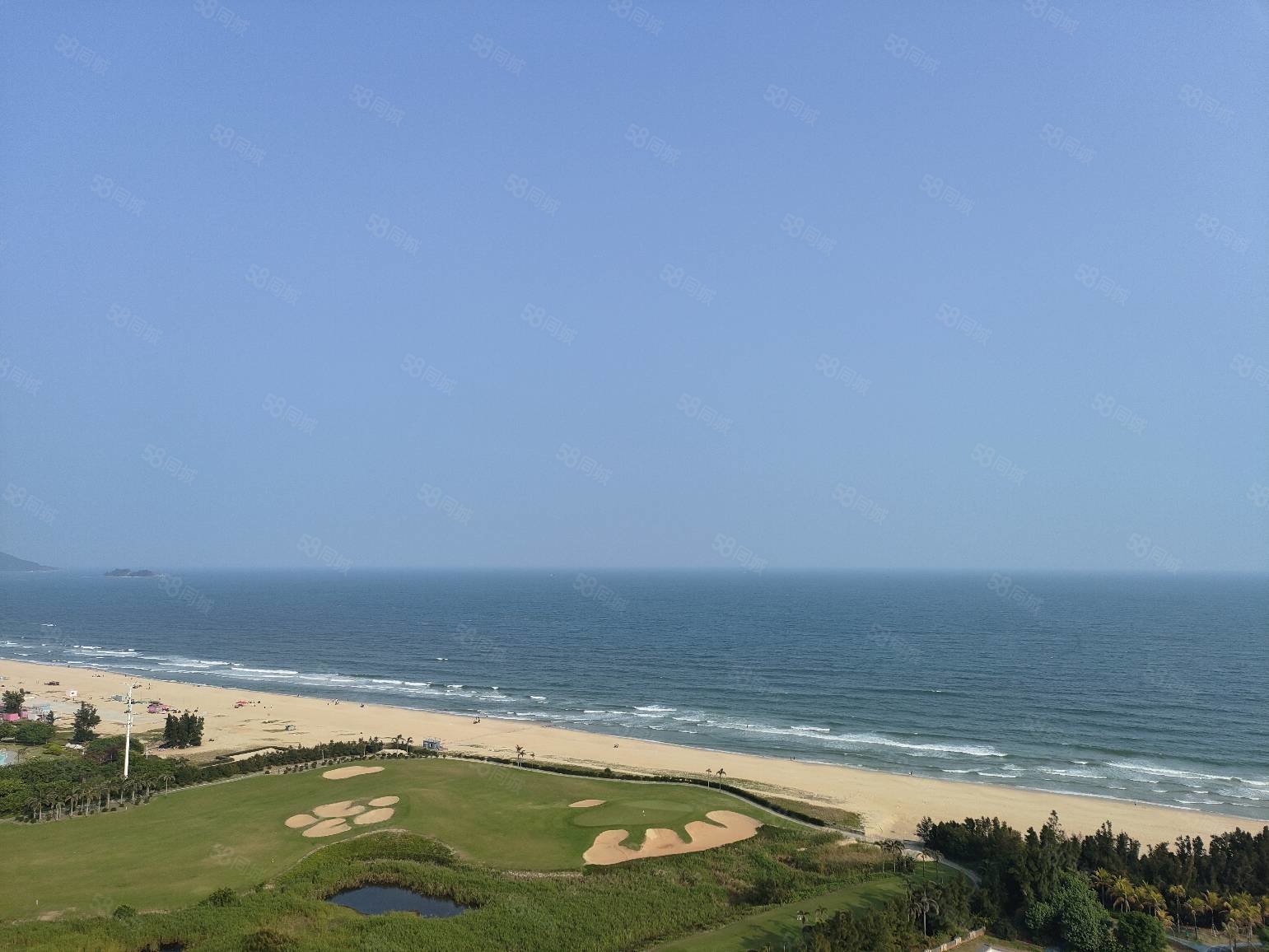 保利海陵岛f区高层海景两房带两卫门口有市场公交车站