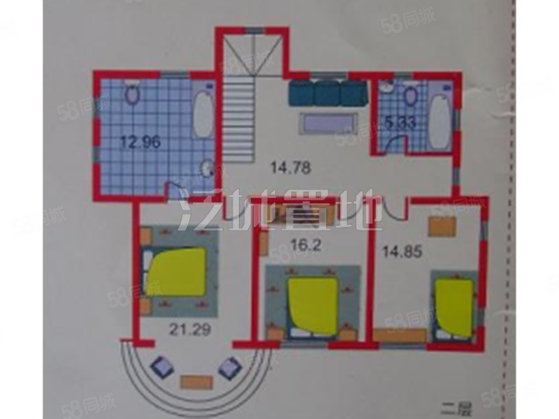 王府花园4室2厅3卫220㎡南北1230万