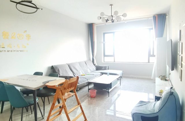 东昌中学 实验  对过 百合新城 精装三室 好楼层 免大税