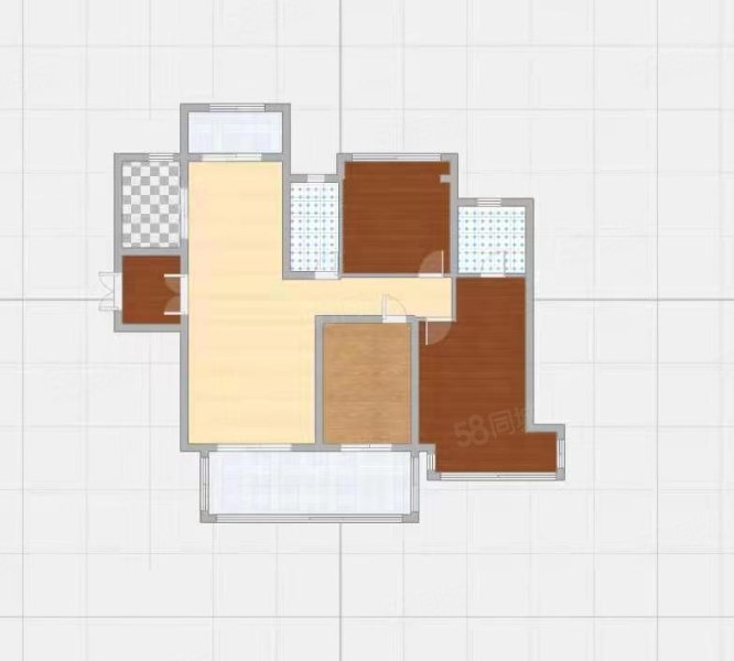 山河源墅1室1厅1卫30㎡南20万