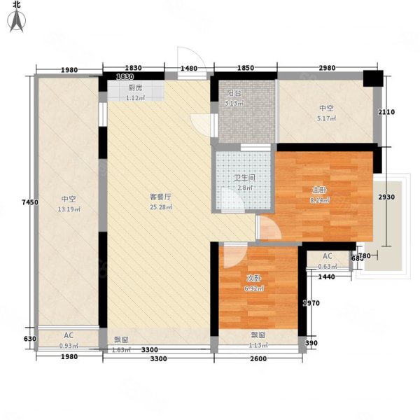 月渡新村4室2厅2卫120㎡南北93万