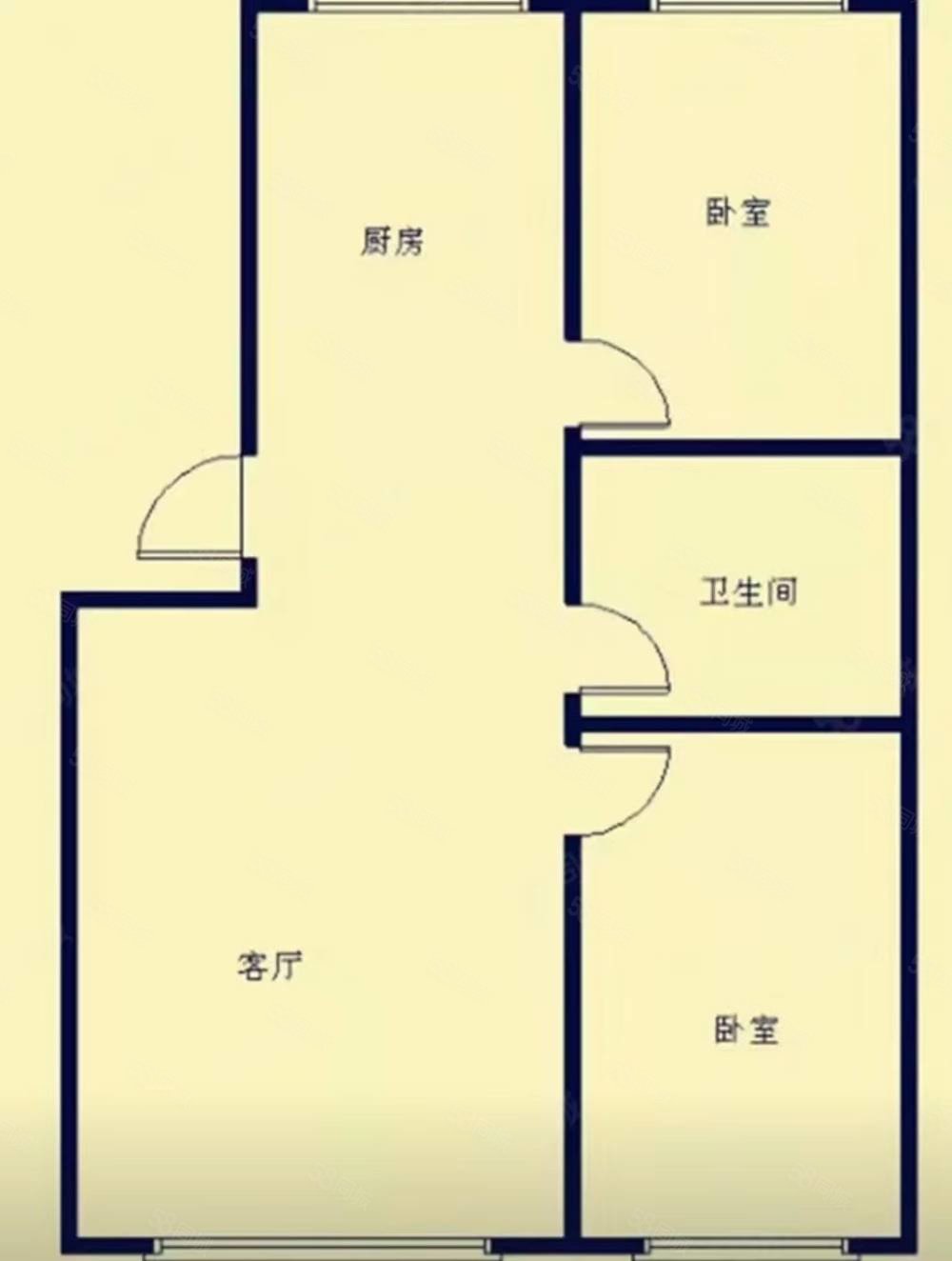 【10图】先拿三个安家河南繁华地段怡华小区2楼中间户标准二室一厅
