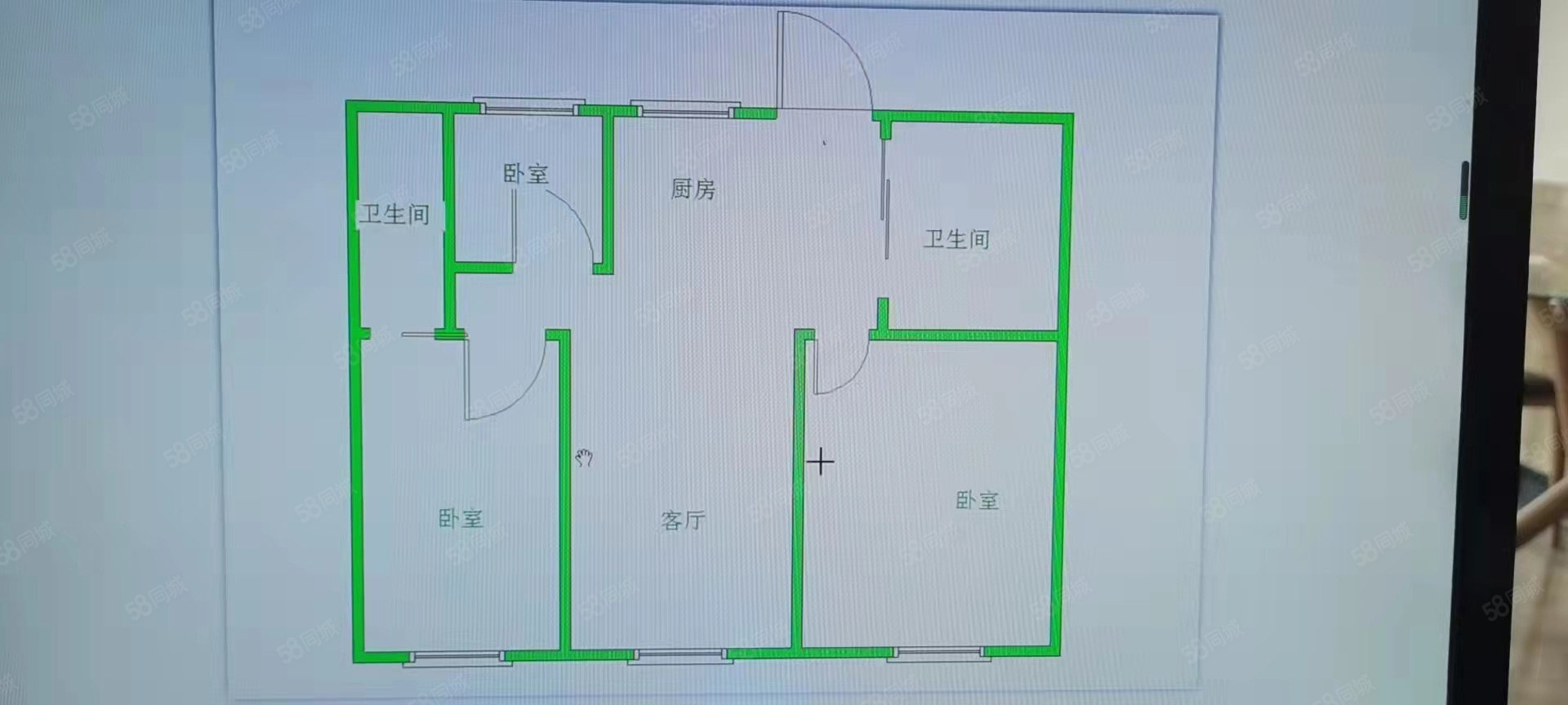 香林水岸3室2厅2卫137㎡南北77万