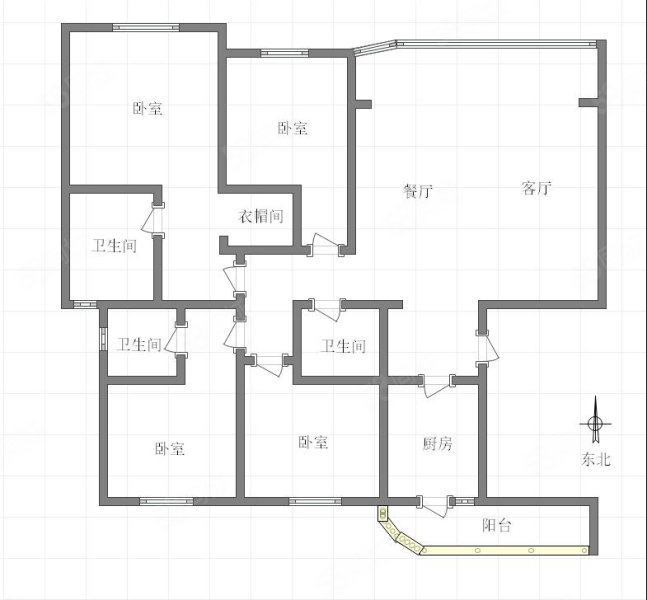 保亿御江临风4室2厅3卫176㎡南北350万