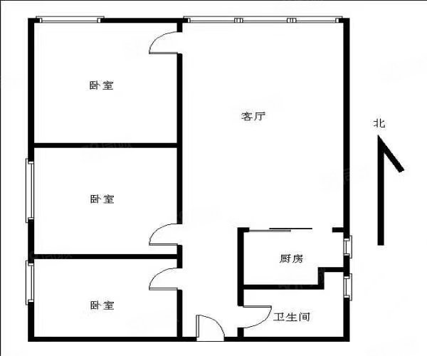 一德路小区4室2厅3卫112㎡南北350万