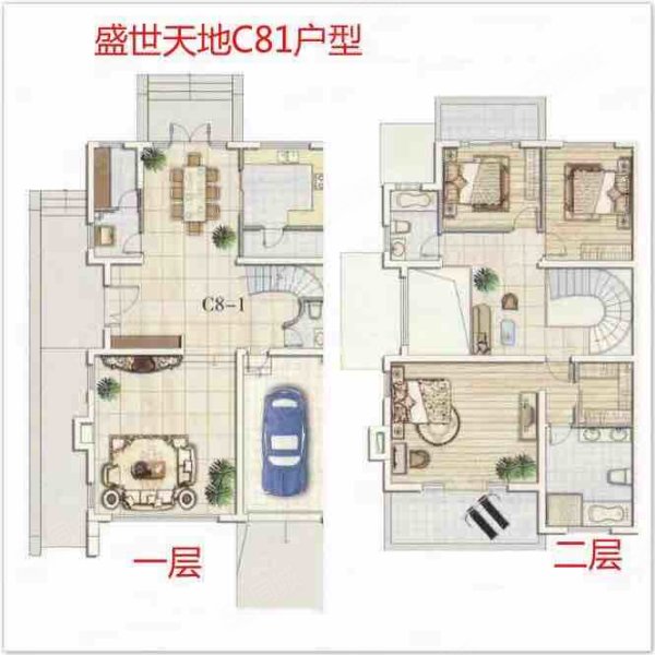 盛世天地4室2厅3卫224.54㎡南2100万