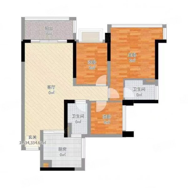 官堂小区3室2厅2卫100㎡南北131.8万