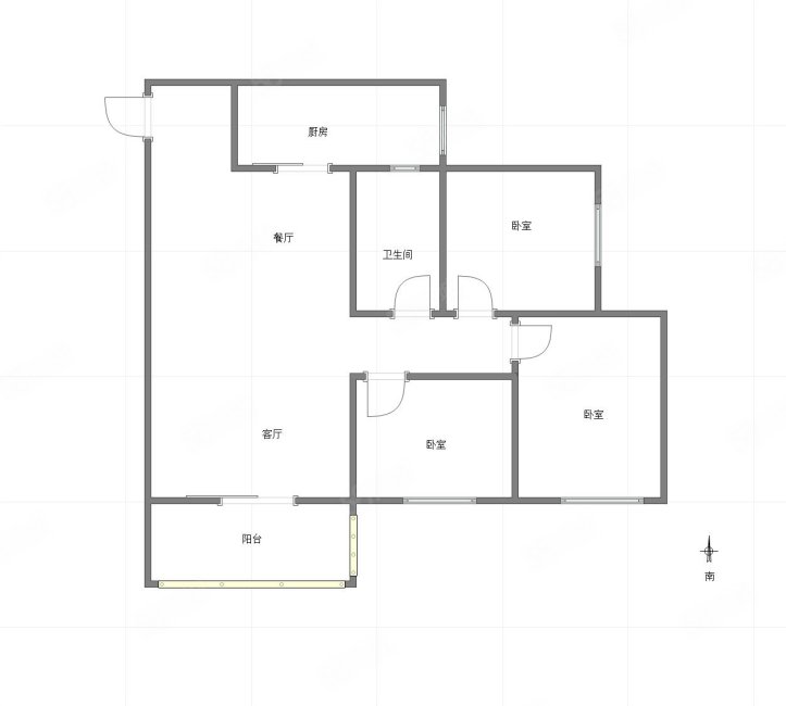 鲁能领秀城5街区3室2厅1卫94㎡南92万