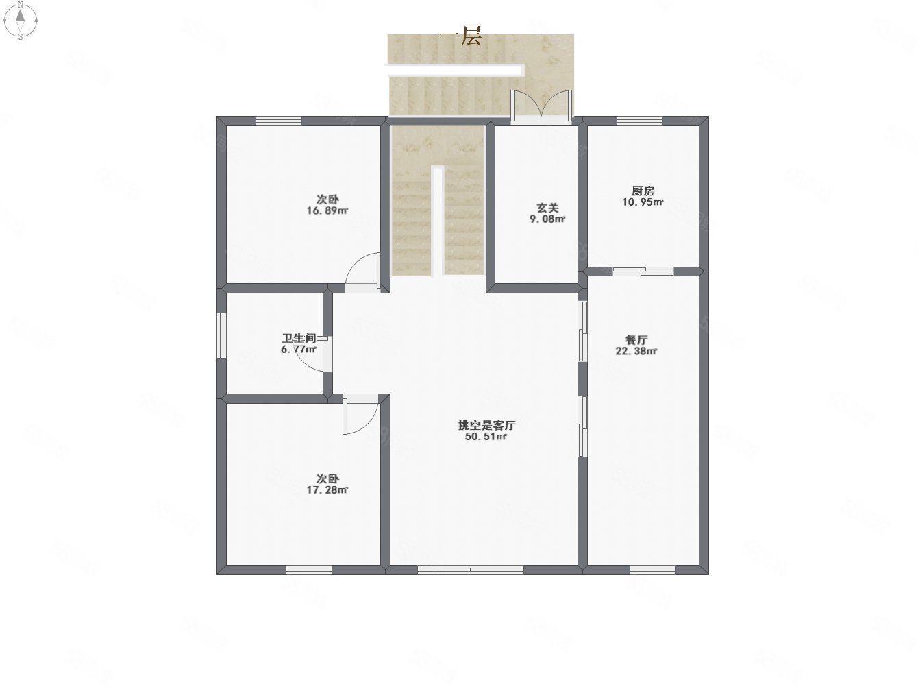 天恒半山世家7室3廳4衛(wèi)414.72㎡南北1550萬