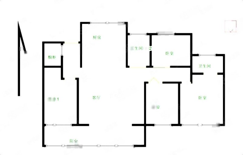 金基望樾府3室2厅2卫139.8㎡南北403万