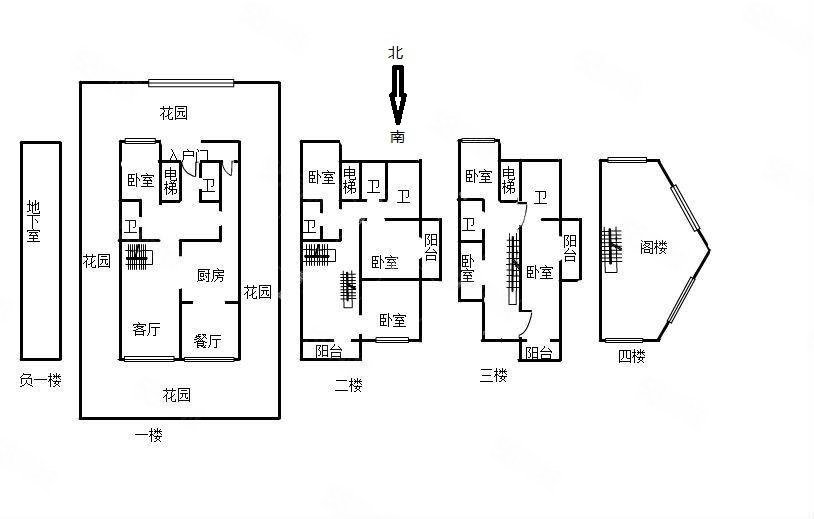 海韵枫丹7室2厅7卫514㎡南北1400万