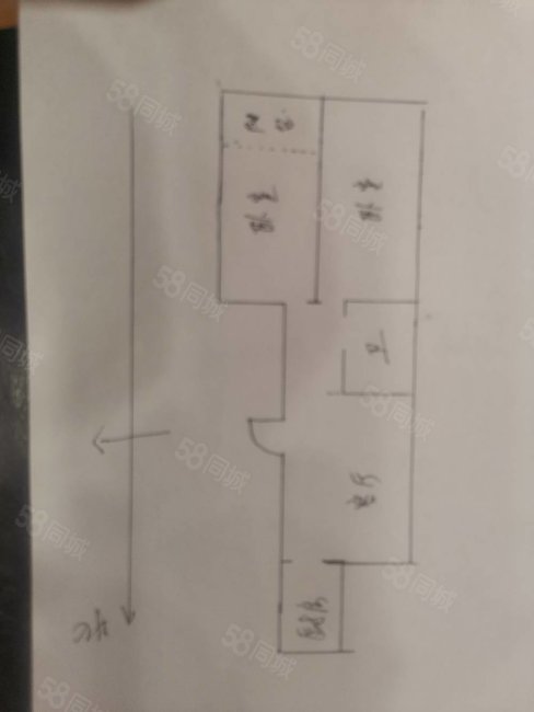 博地苑2室2厅1卫97.73㎡南北165万