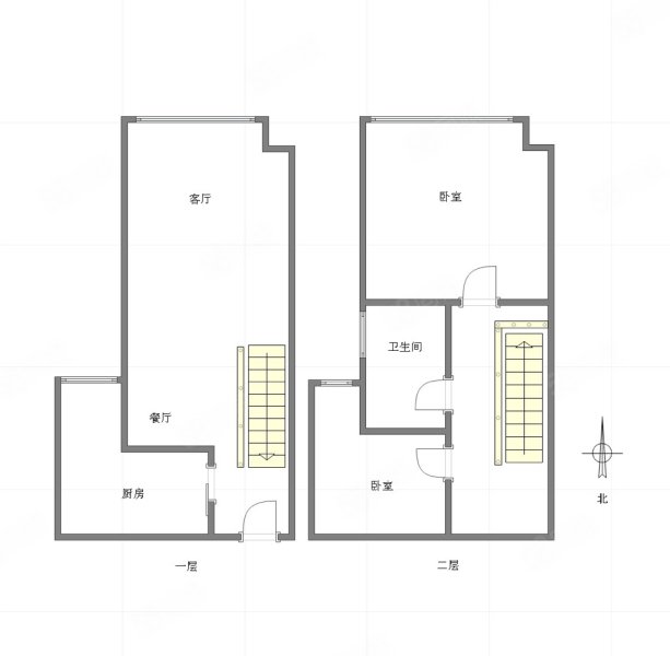 万友七季城(B区)2室2厅1卫55㎡南北57.8万